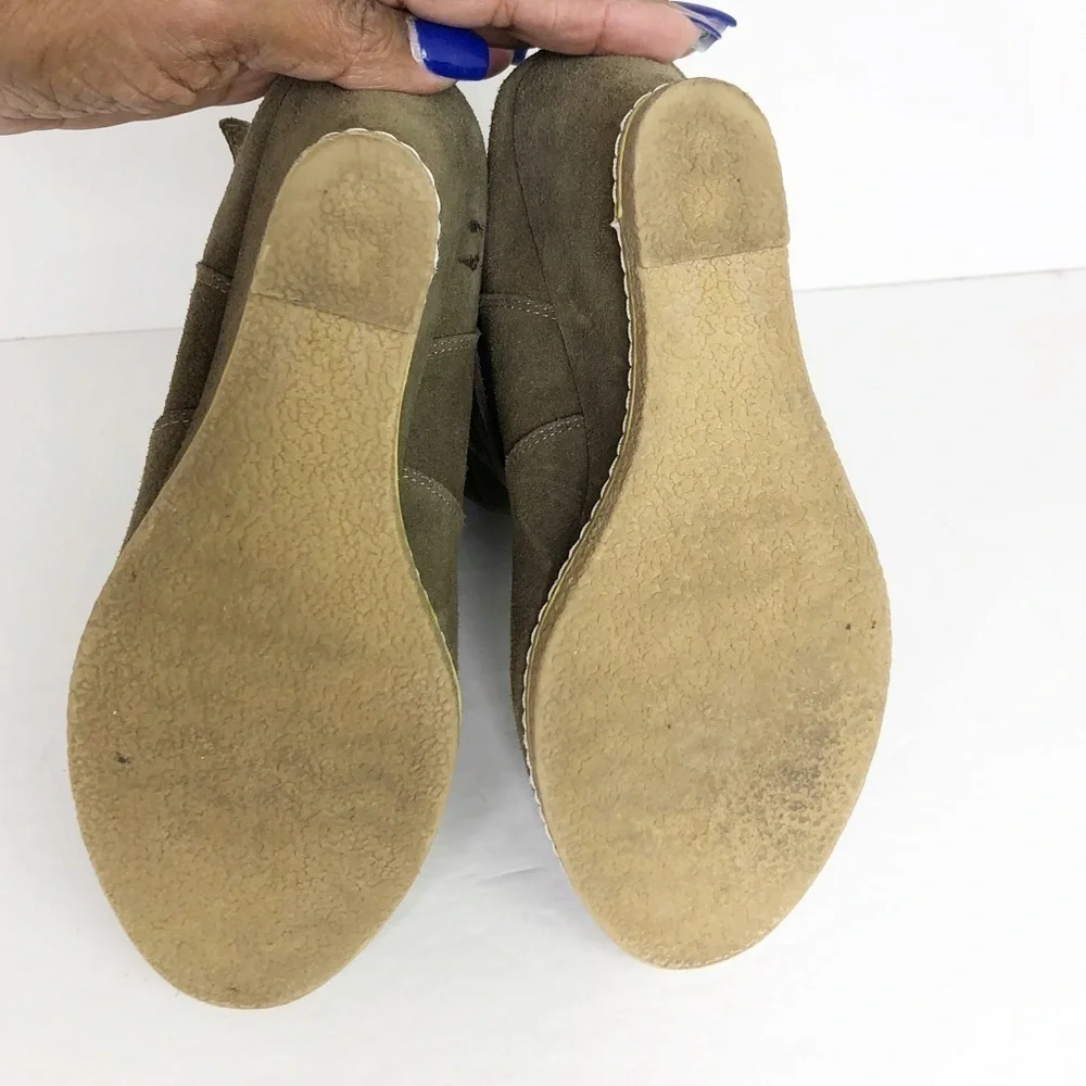 KELSI Dagger suede wedge ankle boots
